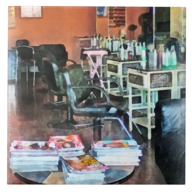 Frisörsalong Kakelplatta (Framsidan)