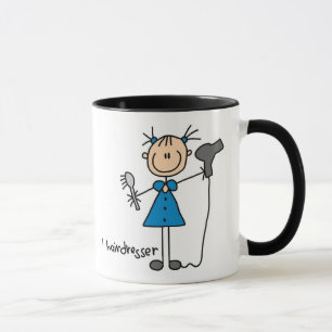 Frisörstick figurmugg mugg