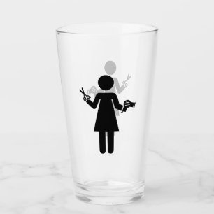 Frisörsymbol Glaskopp
