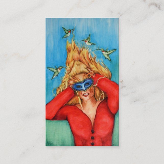 Frisörvisitkortarna Visitkort (Framsida)