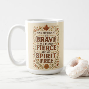 Frispirerad bohemisk anhållandekonst kaffemugg