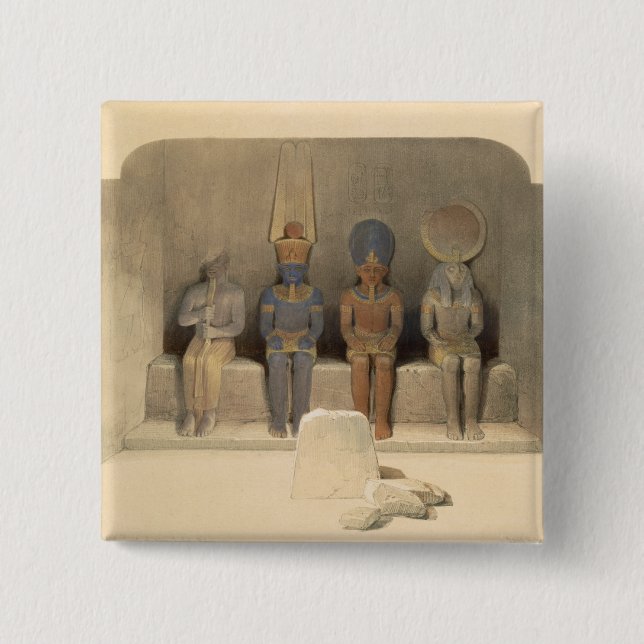 Fristad av tempelet av Abu Simbel, från "egypten Knapp (Framsida)