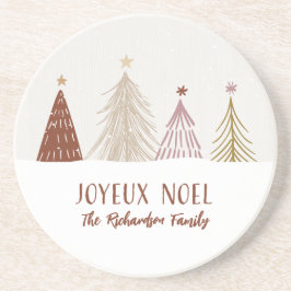 Fristående Joyeux Noel-Helgdag - hem Underlägg