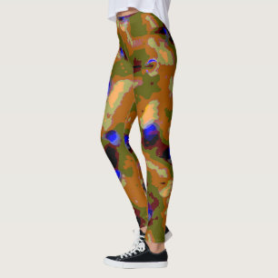 Fristående kamouflage leggings