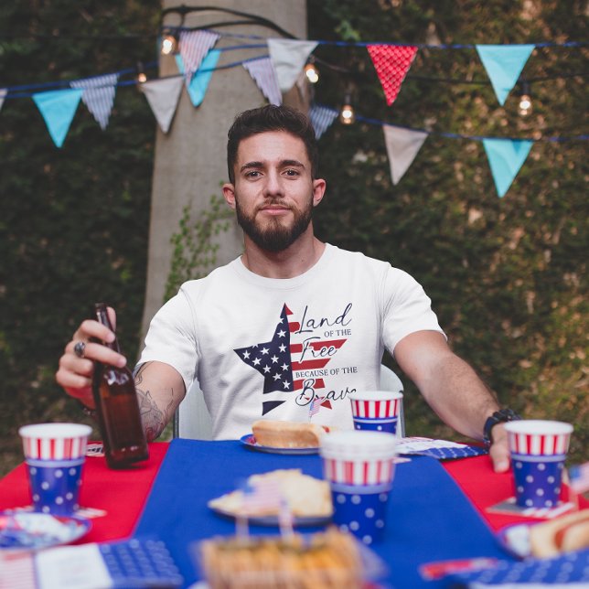 Fristående mark på grund av modiga t shirt (Skapare uppladdad)