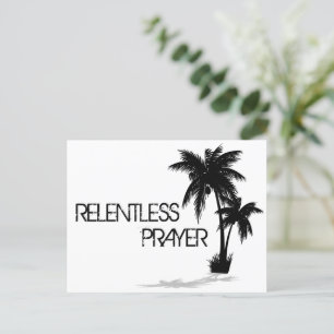 Fristående utformningar - relentless Prayer-vykort Vykort