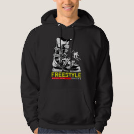 Fristilen skidar vintersporttröjan skidar kängan sweatshirt med luva