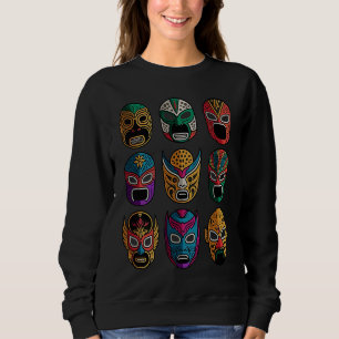 Fristilsbrottning Retro Lucha Libre Masker T Shirt