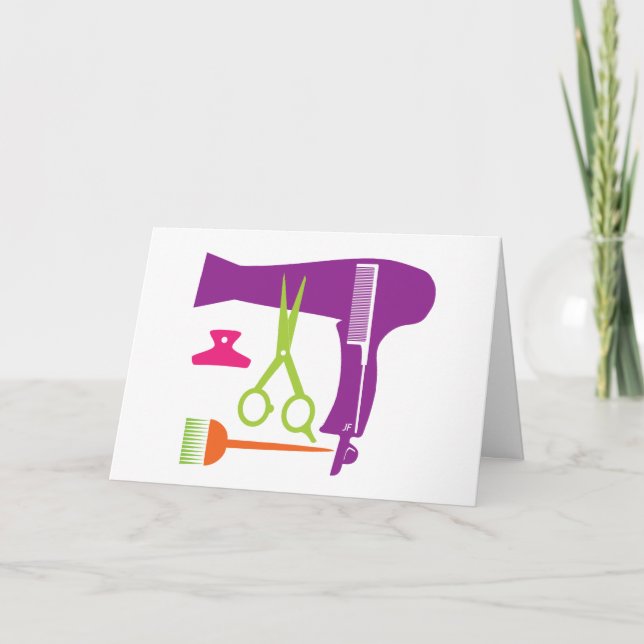 Frisyrverktyg Kort (Framsida)