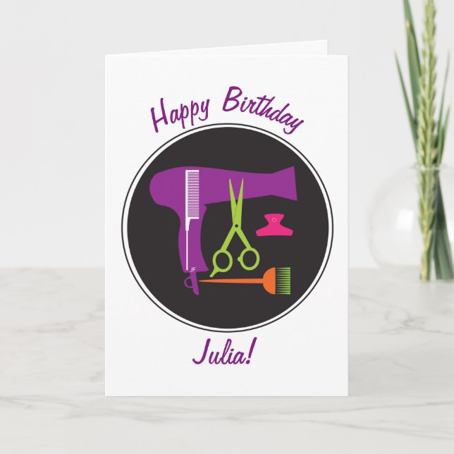 Frisyrverktyg Kort (Framsida)