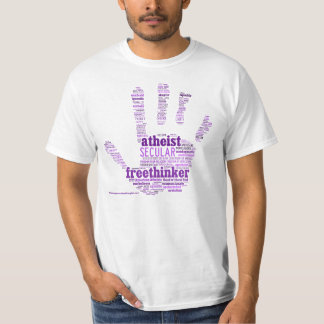 Fritänkaren/ateisten räcker skjortan tee