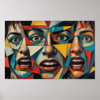 Friterad tystnad. Porträtt i ett sönderslaget tänk Poster