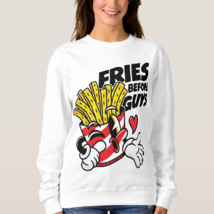 Frites Innan Killar – Fräcka tecknade pommes frite T Shirt