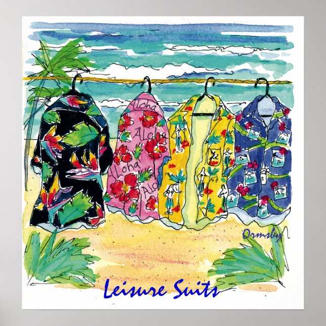 Fritid-Kostym-poster Poster (Framsidan)