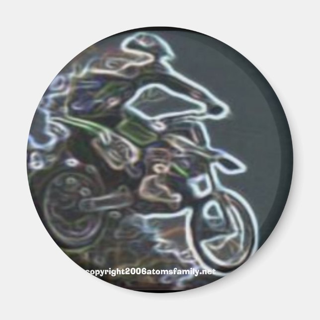 fritid,motocross magnet (Framsidan)