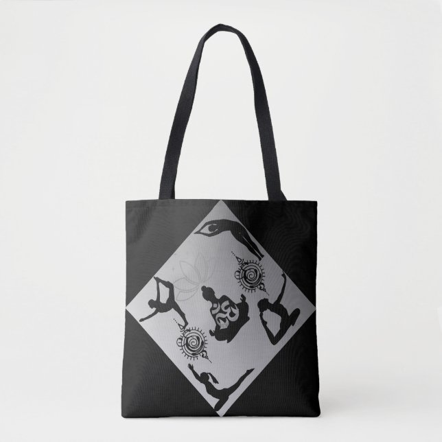 Fritidsaktiviteter yogafashion activewearstyle min tygkasse (Framsida)