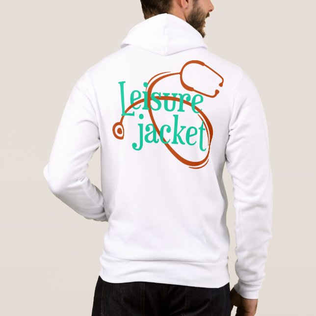 Fritidsjacka - Medicinskt Stetoskop 1 T Shirt (Baksida)