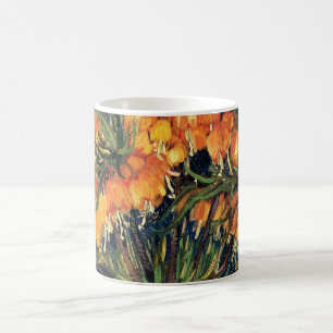Fritillaries i en kopparvas av Vincent van Gogh Kaffemugg