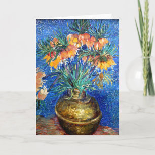 Fritillaries i kopparskål: Vincent Van Gogh Kort