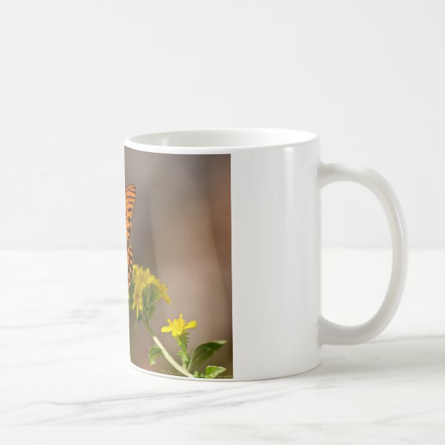 Fritillary Gulf Fjärilsgåvor och kläder Kaffemugg (Höger)