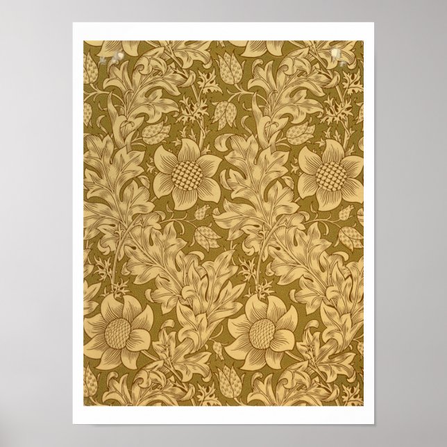 "Fritillary" tapet, 1885 Poster (Framsidan)