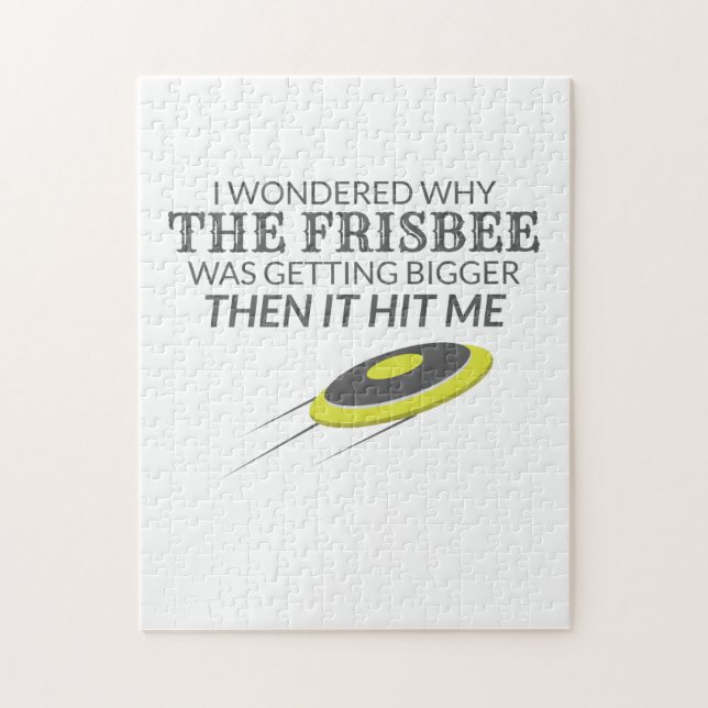 Fritisbee varför Frisbee blir större Pussel (Vertikal)