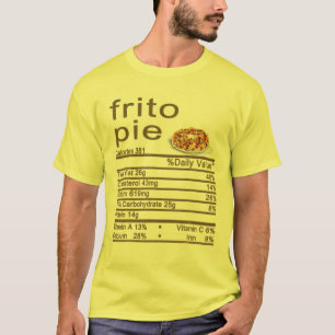 Frito Paj Nutrition Facts Label Thanksgiving Chris T Shirt