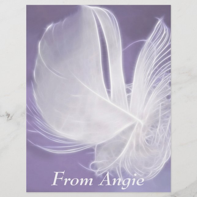 Fritt fall-ludd vid lilans bakgrund (Framsida)