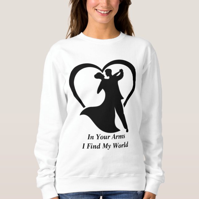 Fritt hjärta Dance Sweatshirt - i din Arm I Fi T Shirt (Framsida)