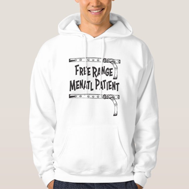 Fritt Kretsande Psykisk Patient Hoodie (Framsida)