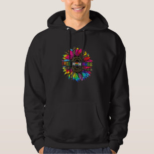 Fritt Mamma Hugs Solros Leopard Rainbow Lgbt Gay P Hoodie