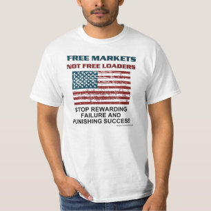 Fritt marknadsföra/kapitalismskjortan t-shirt