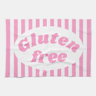 Fritt märkt Coeliac Rosa White Gluten Free Kökshandduk