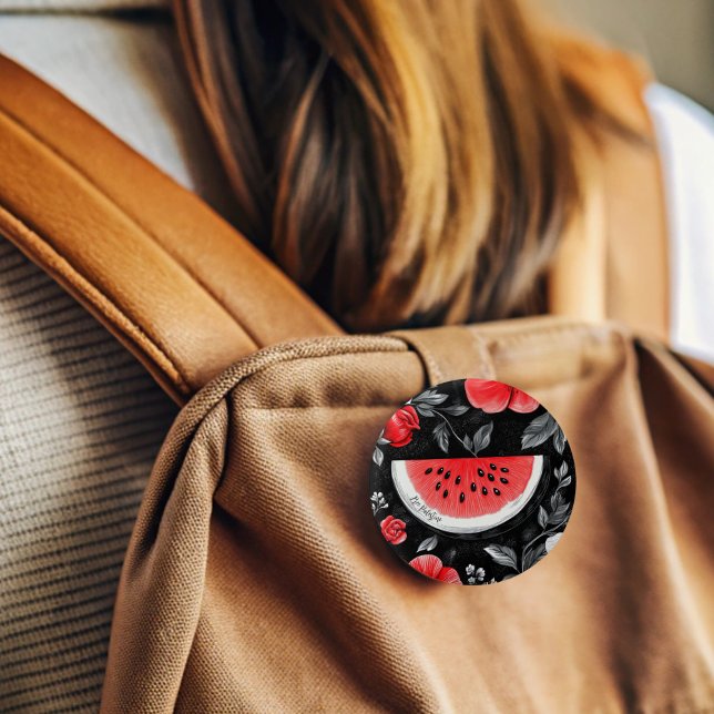 Fritt Palestina Watermelon Knapp (Free watermelon Button Pin)