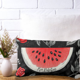 Fritt Palestina Watermelon Lumbarkudde