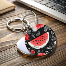 Fritt Palestina Watermelon Nyckelring