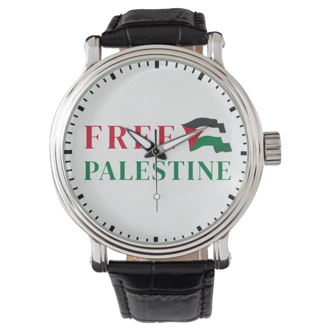 fritt palestinska, anpassat WATCH Armbandsur (Framsida)