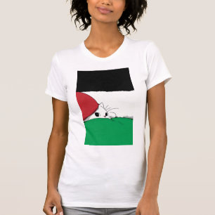 FRITT PALESTINSKT Flagga T Shirt