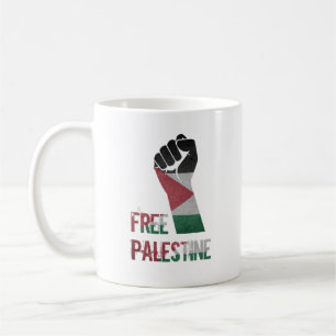 fritt palestinskt palestinskt flagga kaffemugg
