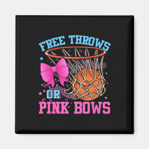 Fritt skydd eller Rosa Bows Gravid Rosa eller Blue Magnet