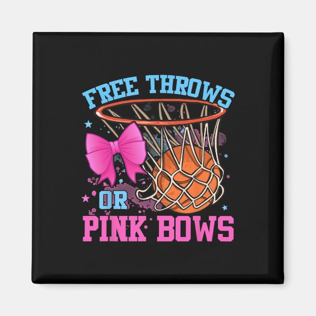 Fritt skydd eller Rosa Bows Gravid Rosa eller Blue Magnet (Framsidan)