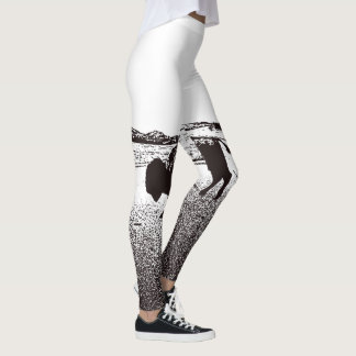 Fritt spänna damasker leggings