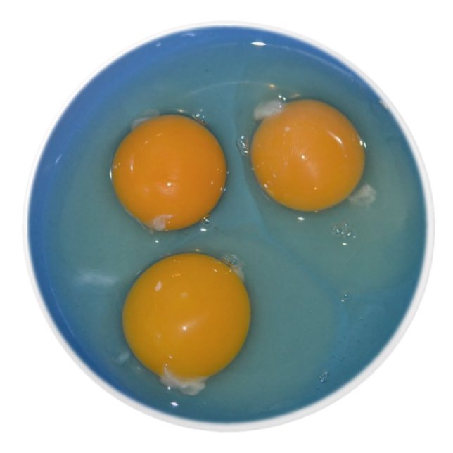 Fritt spänna den keramiska knoppen för fega ägg knopp (Framsidan)