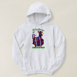 Fritt spänna tupphoodien t shirt