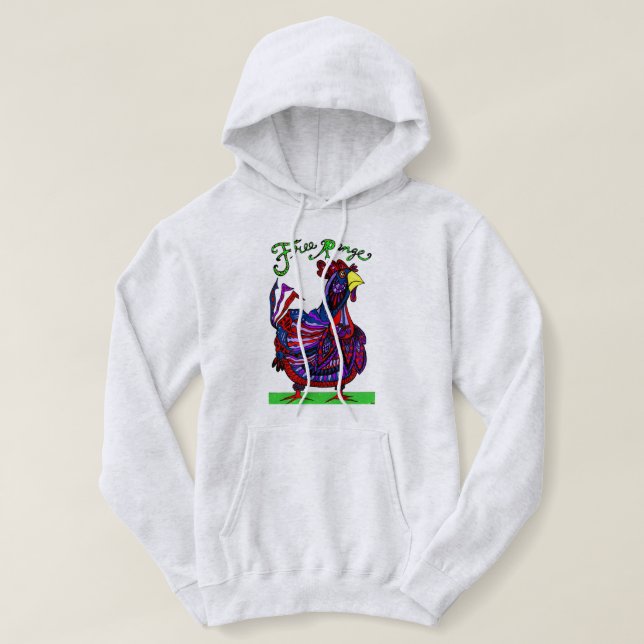 Fritt spänna tupphoodien t shirt (Design framsida)