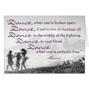 Fritt spionerat dansande zigenare Hippie Girls Wom Hälsningskort