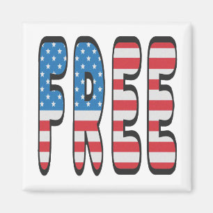 Fritt USA Magnet
