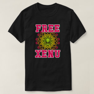 Fritt Xenu Rainbow Mandala-test mot vetenskap T Shirt