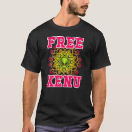 Fritt Xenu Rainbow Mandala-test mot vetenskap T Shirt