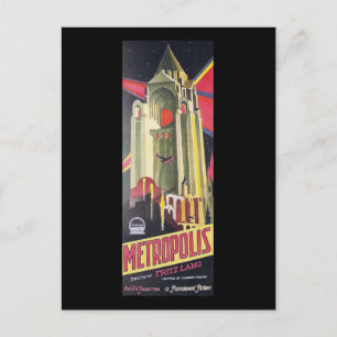 Fritz Lang Metropolis Vykort